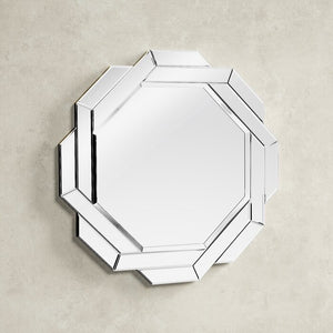 Daughtrey Round Glass Wall Mirror, 24" x 24"