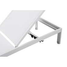 Load image into Gallery viewer, White David 76&#39;&#39; Long Reclining Single Chaise
