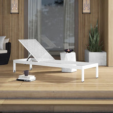 Load image into Gallery viewer, White David 76&#39;&#39; Long Reclining Single Chaise
