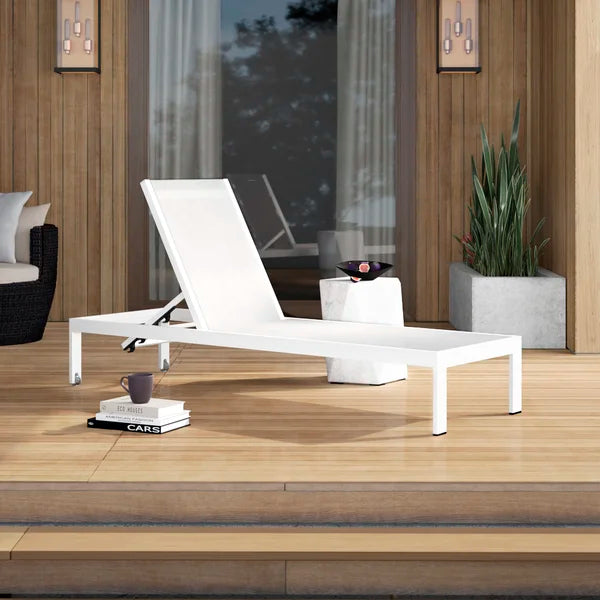 White David 76'' Long Reclining Single Chaise