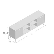 Load image into Gallery viewer, Davidjunior TV Stand for TVs up to 78&quot;

