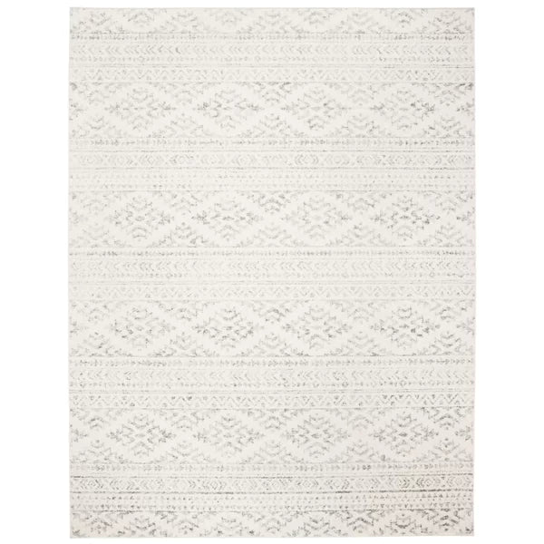 Davison Southwestern Area Rug in Ivory/Gray 2' x 4'