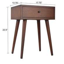 Load image into Gallery viewer, Daviyon 23.5&#39;&#39; Tall End Table with Storage
