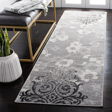 Load image into Gallery viewer, Davonn Machine Woven / Power Loomed Performance Silver Rug, Runner 2&#39;6&quot; x 6&#39;
