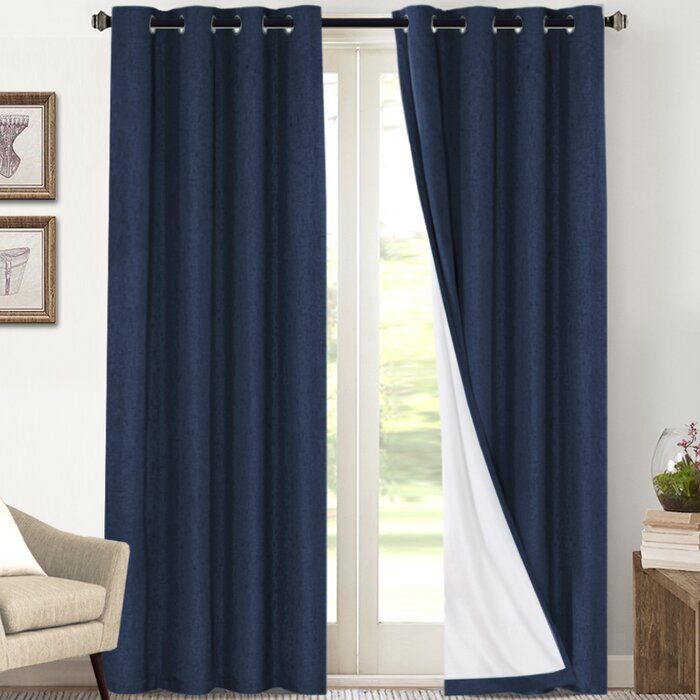 Dawain Polyester Blackout Curtain Pair 53