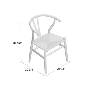 Dayanara Solid Wood Slat Back Dining Chair, #6224