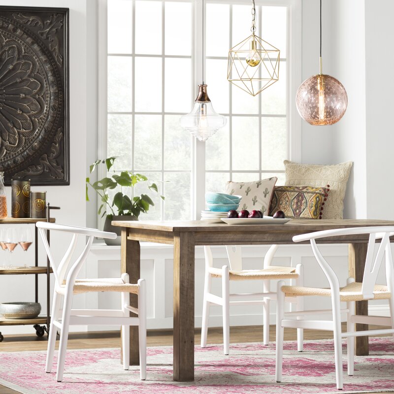 Dayanara Solid Wood Slat Back Dining Chair 4743RR