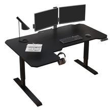 Load image into Gallery viewer, Daycia Height Adjustable L-Shape Standing Desk
