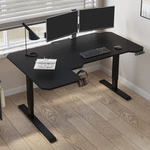 Load image into Gallery viewer, Daycia Height Adjustable L-Shape Standing Desk
