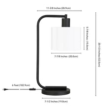 Load image into Gallery viewer, Dayla 20.5" Arched Table Lamp

