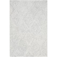 Load image into Gallery viewer, Deane Handmade Wool Silver Rug 9&#39; x 12&#39;
