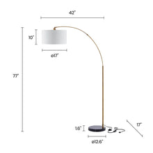Load image into Gallery viewer, Debbye 77&quot; Arched Floor Lamp
