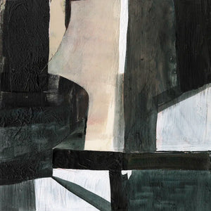 Deconstructed Ebony I by Jennifer Goldberger - Wrapped Canvas Painting, 30" H x 30" W x 1.25" D