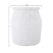 Load image into Gallery viewer, Decorative Coarse Terracotta Utensil Crock
