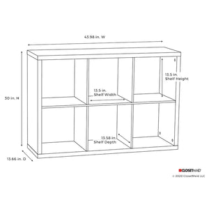 Decorative Storage 30'' H x 43.98'' W Cube Bookcase