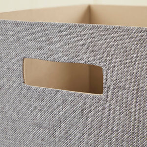 Gray Decorative Storage Fabric Bin (ND71)