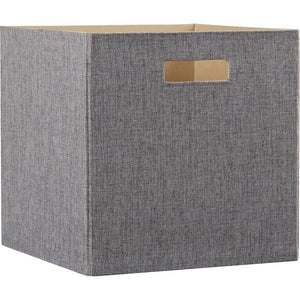 Gray Decorative Storage Fabric Bin (ND71)