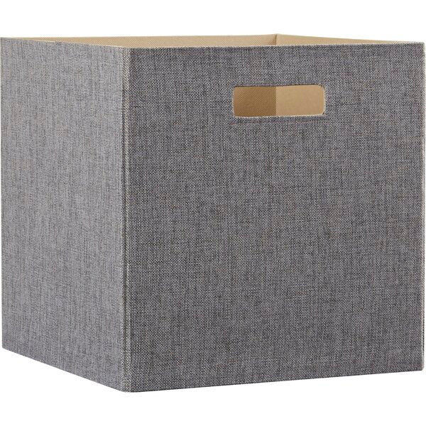 Gray Decorative Storage Fabric Bin (Set of 7) 3207RR