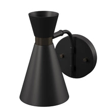 Load image into Gallery viewer, Decorey 1 - Light Dimmable Satin Armed Sconce
