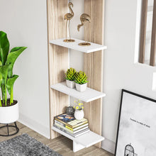 Load image into Gallery viewer, Deddrick Corner Bookcase, (5 Shelves) 67&quot; H x 18&quot; W x 9&quot; D
