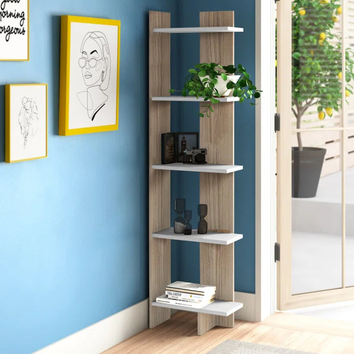 Deddrick Corner Bookcase, (5 Shelves) 67