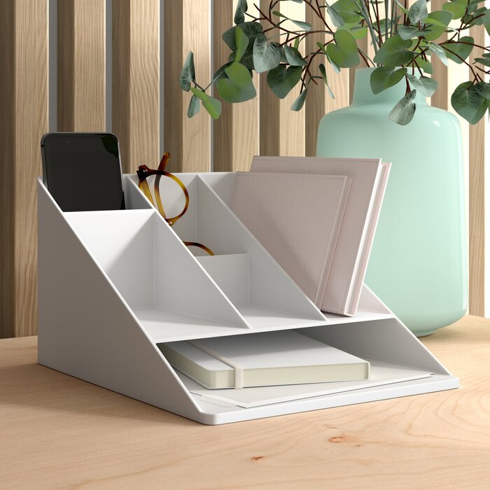 White Dee Desk Organizer (1464ND)