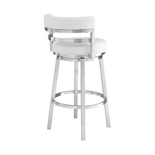 Load image into Gallery viewer, Brushed Stainless Steel Deherrera Swivel Counter Stool
