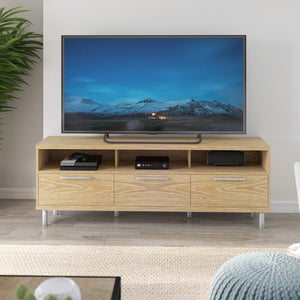 Laurel Oak Deimianas TV Stand for TVs up to 80" 2641AH