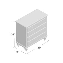 Load image into Gallery viewer, White Delacour 4 Drawer 36'' W
