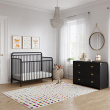 Load image into Gallery viewer, Black Delafuente 6 Drawer Double Dresser OG258
