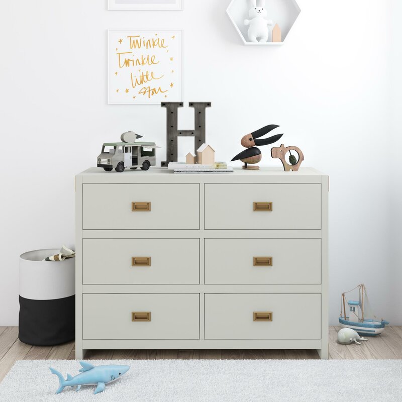 Delafuente 6 Drawer Double Dresser