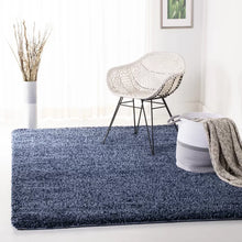 Load image into Gallery viewer, Delane Power Loom Performance Navy Rug, Rectangle 4&#39; x 6&#39;
