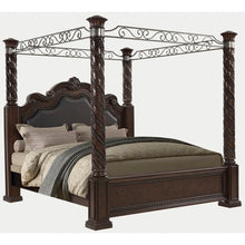 Load image into Gallery viewer, Delbert Low Profile Four Poster KING Bed *AS-IS* MRM3819 (5 boxes)
