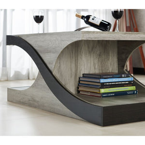 Delco Abstract Coffee Table with Storage