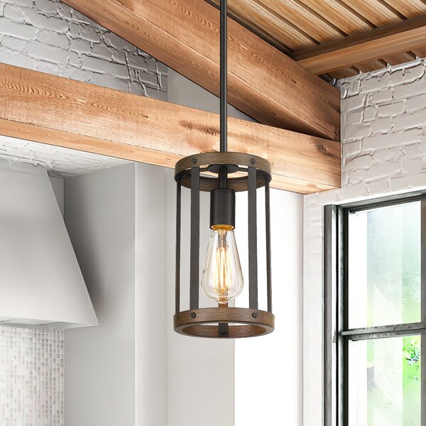 Delia 1 Light Single Cylinder Pendant