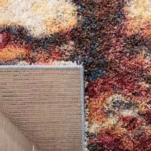 Load image into Gallery viewer, Delma Floral Area Rug in Rust/Blue, Rectangle 2&#39;3&quot; x 3&#39;
