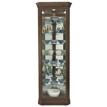 Load image into Gallery viewer, Brown Delorenzo Lighted Curio Cabinet
