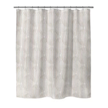 Load image into Gallery viewer, 72&quot; H x 70&quot; W Beige/Tan Delphina Geometric Single Shower Curtain
