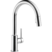 Load image into Gallery viewer, Chrome Trinsic Pull Down Single Handle Kitchen Faucet with Accessories
