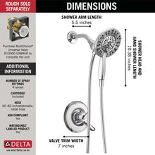 Load image into Gallery viewer, Linden™ Tub and Shower Faucet with In2ition Shower
