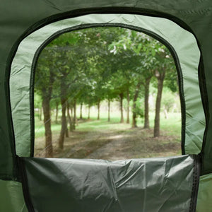 Deluxe 4-in-1 Compact Folding Shelter Tent with Sleeping Bag Air Mattress Pillow