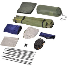 Load image into Gallery viewer, Deluxe 4-in-1 Compact Folding Shelter Tent with Sleeping Bag Air Mattress Pillow 2937AH
