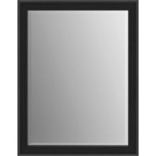 Load image into Gallery viewer, 35.63&quot; x 27.76&quot; Matte Black Deluxe Modern Beveled Bathroom/Vanity Mirror
