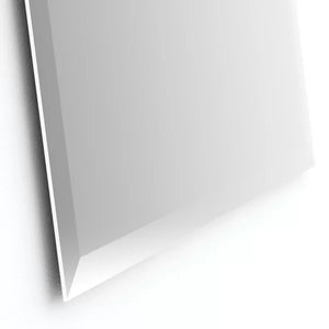 Deluxe Modern & Contemporary Beveled Frameless Bathroom/Vanity Mirror 28.43 x 18.82, Set of 2 mirrors
