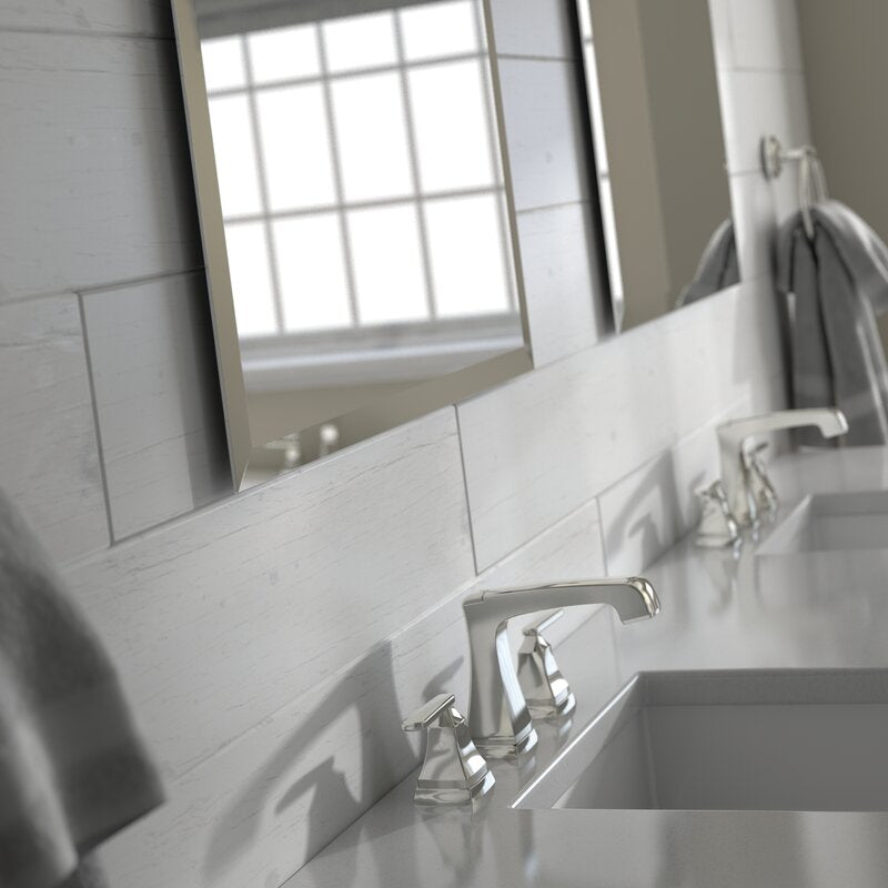 Deluxe Modern & Contemporary Beveled Frameless Bathroom/Vanity Mirror