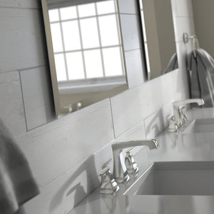 31.42" x 23.54" Deluxe Modern & Contemporary Beveled Frameless Bathroom/Vanity Mirror (set of 2) 7173RR