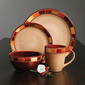 Delyle Elite Casa Estebana 16 Piece Dinnerware Set, Service for 4