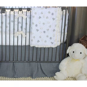 Demello 100% Cotton 3 - Piece Crib Bedding Set