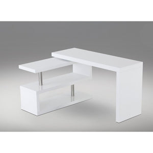 White Demetra L-Shape Desk MRM1892