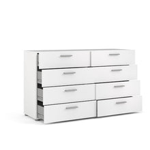 Load image into Gallery viewer, White Dendron 8 Drawer Double Dresser White 3158RR-2 Boxes
